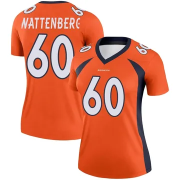 Luke Wattenberg Men's Nike Orange Denver Broncos Vapor Untouchable Custom Elite Jersey