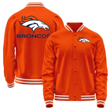 Youth Denver Broncos Orange Full-Snap Jacket