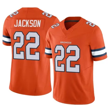 Men's Nike Kareem Jackson Orange Denver Broncos Game Jersey Size: Extra Large