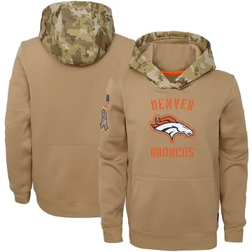 Women's Nike Olive Denver Broncos 2022 Salute To Service Performance  Pullover Hoodie