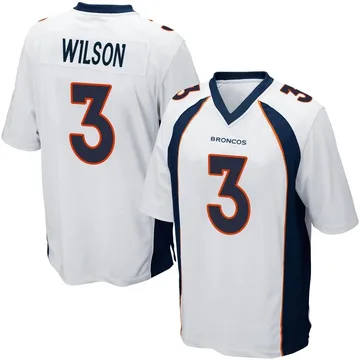 Youth Denver Broncos Russell Wilson Nike White Game Jersey