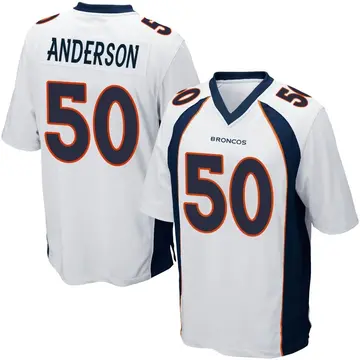 Zaire Anderson Game Worn Denver Broncos Jersey & Pant Set From 10